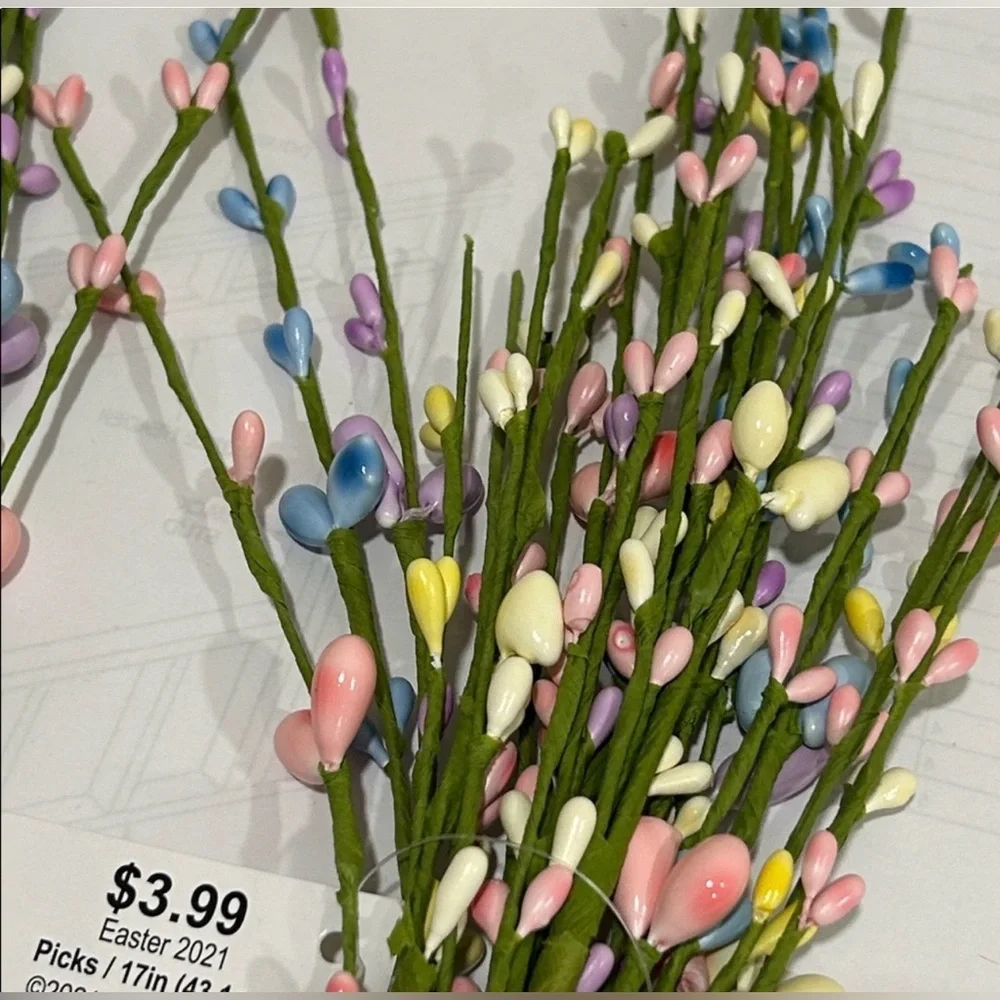 🌸NEW 2 pieces Multicolor Decorative Floral Stems